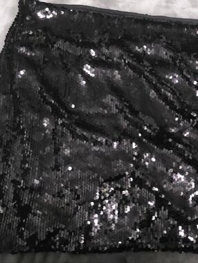 Ricki's Black Sequin Party Skirt